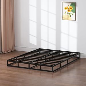 Base <span class=keywords><strong>de</strong></span> Cama Metálica <span class=keywords><strong>de</strong></span> Alta Resistencia y Calidad Premium con <span class=keywords><strong>Láminas</strong></span> <span class=keywords><strong>de</strong></span> Acero Duraderas y Diseño Silencioso para Apartamentos <span class=keywords><strong>de</strong></span> Alquiler - Product Image 6