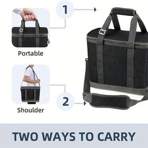 30 Cans Insulated Soft Cooler Bag Large Beach Cooler with Removable Shoulder Strap Portable Cooler Bag for Camping - Product Image 6