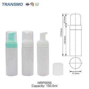 Envase Vacío para Crema Blanca, Envase de Plástico de Lujo Recargable para Crema Facial - Product Image 2