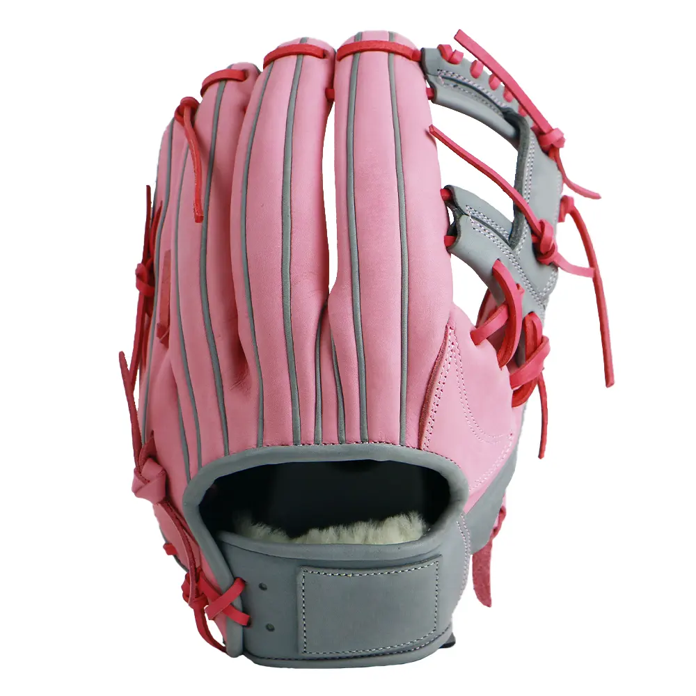 NPRO Guantes डे Beisbol पैरा Mujer Guantes Profecionales डे Beisbol Oem कस्टम युवा वयस्क गुलाबी बेसबॉल दस्ताने