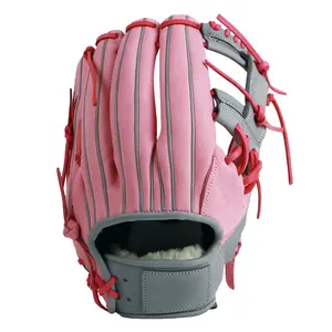 NPRO Guantes de Beisbol Para Mujer Guantes Profecionales de Beisbol Oem Custom Youth Adult Pink Baseball Glove