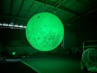 Ballon de lune gonflable en PVC taille et couleur personnalisées pour la décoration et la fête