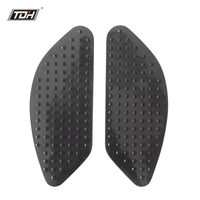 Autocollant antidérapant universel pour réservoir de carburant de moto, en caoutchouc noir PVC, tampon de protection auto-adhésif 250x100mm pour moto de rue
