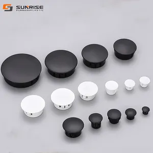 Nylon Plastic hole plug Round Snap Panel Cover blanking plugs plastic