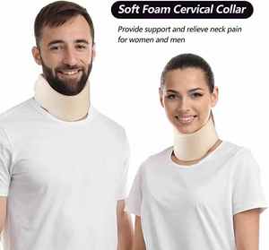 Zachte Foam Neck Brace Universal Halskraag Verstelbare Neck Brace Voor Slapen Verlicht Nekpijn En Wervelkolom Druk - Product Image 6