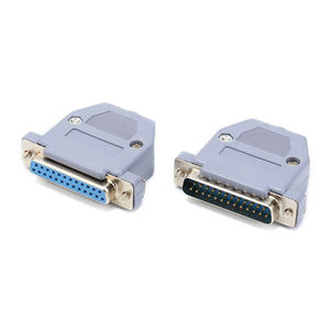 Connecteur femelle DB25 <span class=keywords><strong>iXin</strong></span> Electronics, connecteur mâle, coque, port parallèle, double rangée, 25 broches, pour câble de soudure - Product Image 4