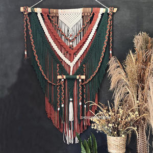 Hotins tissé à la main style moderne <span class=keywords><strong>tapisserie</strong></span> murale nordique bohème ethnique exotique décoration bricolage coton décoration murale - Product Image 3