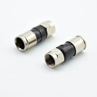 Connecteur de compression de type F RG6, 2.7cm, connecteurs à joint rapide de haute qualité pour câble satellite Sky L15