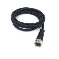 Connecteur femelle M12 4P en laiton IP67 pour l'automatisation industrielle