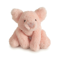 Peluche personnalisée mignonne et réaliste de sanglier gris, jouet mascotte