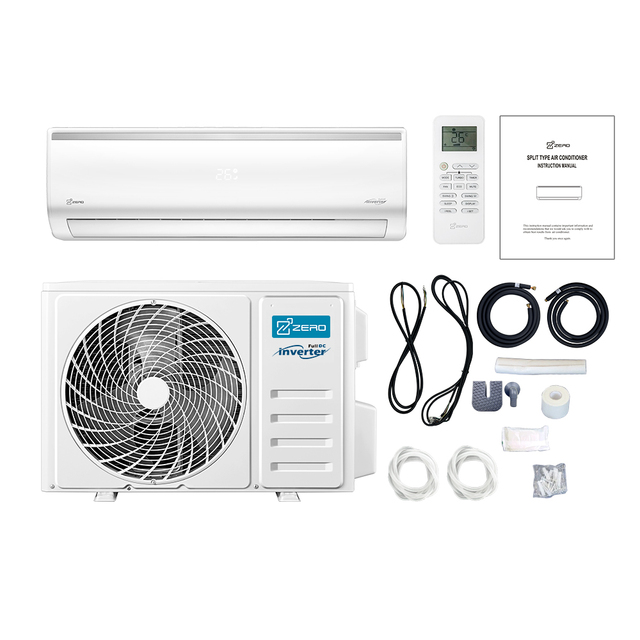 3400W 1 Ton 12000 Btu Smart Air Conditioners Cooling and Heating Mini Split Hvac Heat Pump Inverter Air Conditioning Electric AC