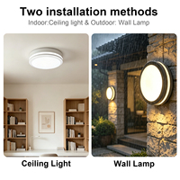 Plafonnier LED rond encastré moderne pour intérieur, luminaire de maison en PP, lampe de chambre et de salon, panneau fin