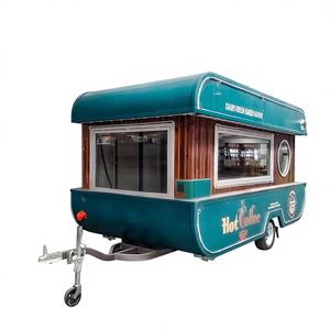 Camion de restauration entièrement équipé en acier inoxydable, dernière génération, avec garantie de 2 ans, vend des bubble tea, du café, des collations, des hot-dogs, des bonbons et des chips. - Product Image 1