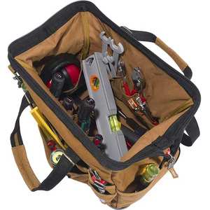 Sac de transport professionnel de haute qualité pour électriciens, organisateur robuste, étanche, rangement d'outils avec bandoulière réglable - Product Image 2