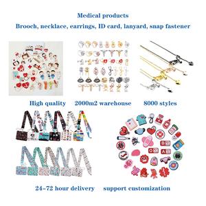 QIHE19スタイル解剖学的心臓ブローチピン医療解剖学ブローチ心臓神経学ピン医師とナースバッグバッジラペルピン - Product Image 6