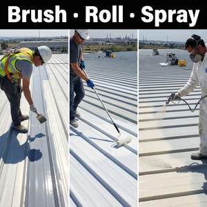 Revêtement réfléchissant anti-UV, flexible, imperméable et antirouille pour la protection contre la corrosion des toitures métalliques industrielles. - Product Image 4