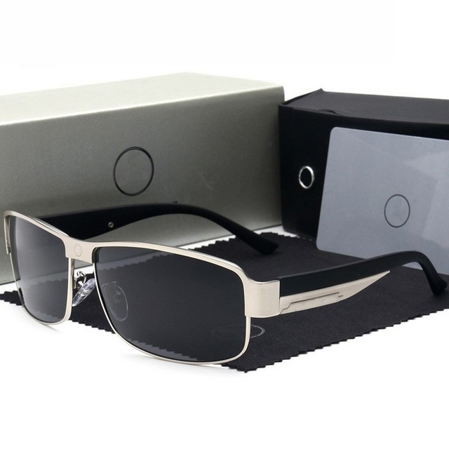 Men's Polarized Sunglasses European American Style Square Full Frame 8485 Driving Adult Made China UV Protection Wholesale