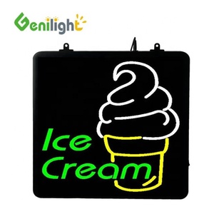Enseigne néon personnalisée style déco pour gâteaux glacés LED, pour usage intérieur en libre-service, compatible SDK, fournisseur OEM, garantie 1 an - Product Image 4