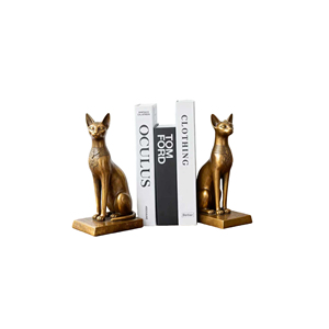 Statues de la déesse chat égyptienne ancienne <span class=keywords><strong>Bastet</strong></span> - Cadeau personnalisé en résine, figurines artisanales pour la décoration moderne de la maison et l'ornement de bureau - Product Image 4