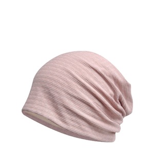 Postpartum Hat Double Layer Knitted Cotton Breathable Beanie For Chemotherapy Sleep Head Cover Four Seasons Use - Product Image 3