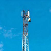 Tour tubulaire triangulaire autoportante |   Support à 3 pieds pour montage d'antenne cellulaire