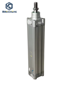 กระบอกลมนิวแมติก DNC-50-200-PPV-A ประสิทธิภาพสูง แบบสองทาง ตามมาตรฐาน ISO 15552 พร้อมระบบกันกระแทกปรับได้ - Product Image 1