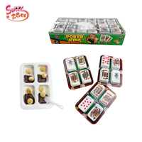Biskuit coklat Poker cina lucu dengan Jam manis