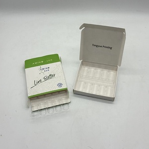 Boîte en carton pharmaceutique de 3 ml, 5 ml, 10 ml pour flacons – Emballage de qualité supérieure avec carte en papier et plateau blister - Product Image 1