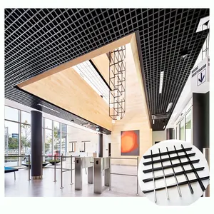 Aluminum Open Grid Suspended Ceiling Tile Metal Aluminum Baffle/false/suspended Ceiling Tile Aluminum Ceiling Tiles