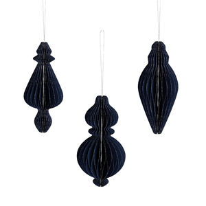 Ornements <span class=keywords><strong>de</strong></span> <span class=keywords><strong>Noël</strong></span> suspendus <span class=keywords><strong>en</strong></span> <span class=keywords><strong>papier</strong></span> structure nid d'abeille <span class=keywords><strong>3D</strong></span>, écologiques et pliables, pour décorations d'arbre <span class=keywords><strong>de</strong></span> <span class=keywords><strong>Noël</strong></span> et <span class=keywords><strong>de</strong></span> fenêtre, vente directe usine ODM/OEM - Product Image 3