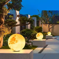Lampes de décoration de festival en plein air, lumières RGB changeantes de couleur, boule de lune géante, lampe de jardin, lampe de pelouse, lampe de lune pour extérieur