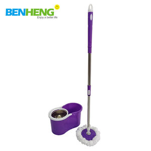 Sistema de Cubo de Fregona Giratorio de <span class=keywords><strong>8</strong></span> Formas, de Alta Calidad, de Acero Inoxidable, con Rotación de 360 Grados, para Limpieza de Pisos, Venta Directa de Fábrica - Product Image 3