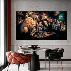 Woonkamer Home Decor Klassieke Gangster Laatste Avondmaal Monroe Poster Modern Abstract Wall Art Canvas Foto Drukken