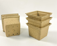 Pâte de carton moulée écologique, biodégradable, compostable et recyclable, pressée à sec, pour l'agriculture, l'hydroponie, l'horticulture et la maison
