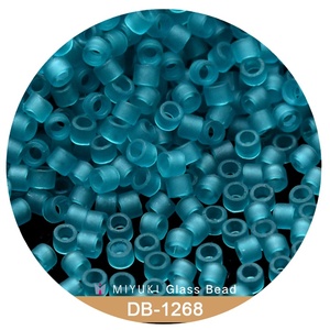 Cuentas Miyuki Delica Japonesas de Primera Calidad al por Mayor, 1.6 mm [14 Colores Mate Transparentes] Paquete de 10g - Product Image 2