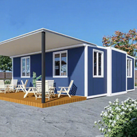 Casa Prefabricada en Contenedor Expandible de 20 Pies o 40 Pies, Personalizada, de 5 Dormitorios, Casa Móvil de Lujo, Casas Prefabricadas