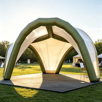 Tente dôme hexagonale gonflable personnalisée, stand gonflable publicitaire extérieur pour événements, expositions et foires