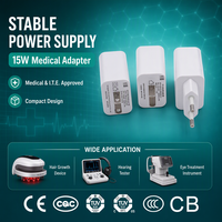 Adaptor Daya USB-A/C Port 5V 1a 1.5a AC/DC 10W 15W Standar US EU UK, Colokan Dinding untuk Perangkat Medis/ITE