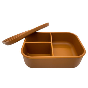 Hot Selling BPA Free Silicone Custom Tableware Lunch <strong>Box</strong> Kids Food <strong>Bento</strong> Lunch Storage <strong>Box</strong> Silicone Lunch <strong>Box</strong> Kids - Product Image 4