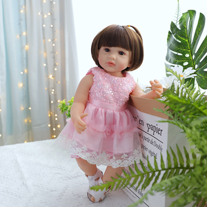 Kit de Chupete para Niña, Adorable y Asequible, Muñeca Bebé <span class=keywords><strong>Reborn</strong></span> de Vinilo de Silicona Realista, Juguete para Niños, Regalo, Accesorios de Cosplay, Reborner - Product Image 3