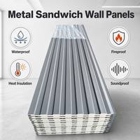 Panneaux muraux sandwich thermiques imperméables en EPS, protection extérieure, bardage métallique pour entrepôts et bâtiments industriels