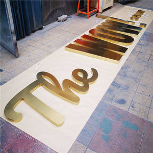 Letras de canal retroiluminadas, señales electrónicas frontales led personalizadas para tienda - Product Image 3