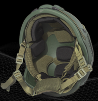 Casque tactique pour sports de plein air, matériau ABS haute résistance anti-collision pour le terrain CS, équipement de défense personnel