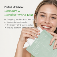 Masque Visage Hydrogel au Varech Marque Blanche Apaisant Purifiant Soin Anti-Imperfections Anti-Rougeurs Rafraîchissant Masque de Nuit pour Peaux Grasses