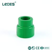 Raccord de réduction PPR à souder, raccord de réduction à emboîtement vert, raccord PPR certifié NSF DVGW CE ISO WRAS pour plomberie
