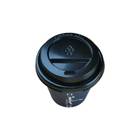 Gobelets en papier à paroi simple de 4 oz pour boissons chaudes et froides, avec couvercles, design personnalisé