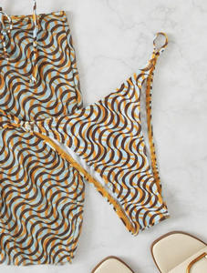 Nouveau <span class=keywords><strong>maillot</strong></span> <span class=keywords><strong>de</strong></span> <span class=keywords><strong>bain</strong></span> trois pièces sexy avec cordon <span class=keywords><strong>de</strong></span> serrage et <span class=keywords><strong>bandeau</strong></span> pour femmes - Product Image 6