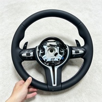 Volant en cuir pour BMW Série 5, Série 3, M3, M5, F10, F30, E70, E71, E90, F15, F20, F21, F31, F32, F07, F12, X3, X5, accessoires de voiture modifiés