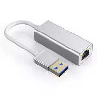 Adaptateur Ethernet Gigabit USB 3.0 vers RJ45, câble adaptateur réseau LAN Gigabit RJ45, 10/100/1000/2500M pleine vitesse pour Windows Mac