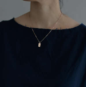 ターニッシュフリーI AMブレイブ十分に強い魅力的な引用ネックレスカスタム刻印犬タグ自己愛ネックレスゴールド - Product Image 4